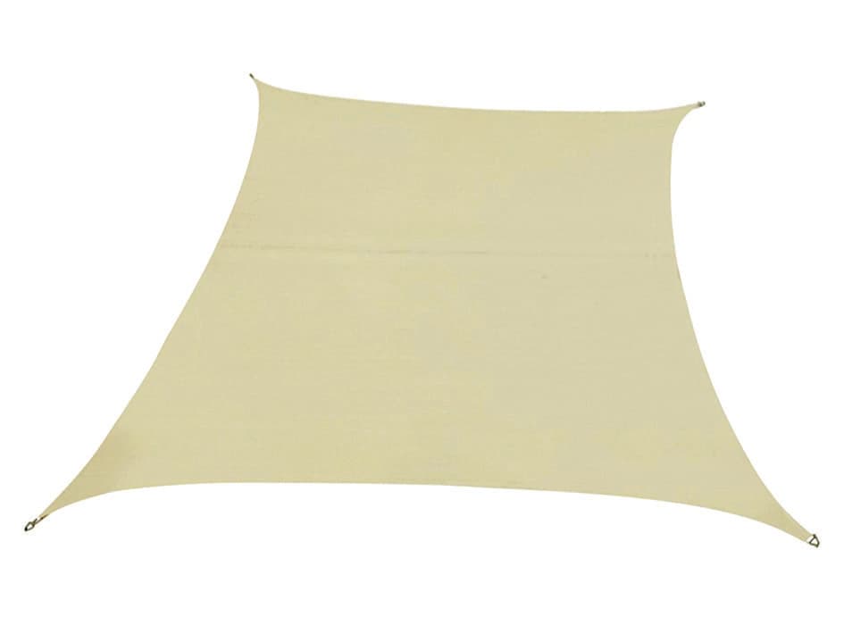 Vela Ombreggiante Poliestere Quadra Beige 2,9 MX2,9 Vette - 2