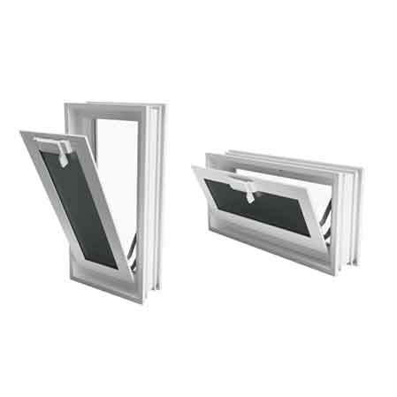 Finestra di Ventilazione 579 x 189 x 80 mm - 2