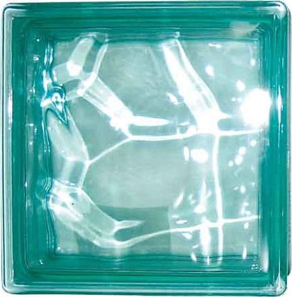 Vetromattone Ondulato Verde 19 x 8 cm 6 Pezzi - 2