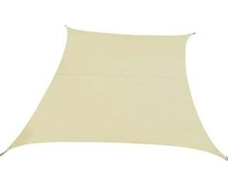 Vela Ombreggiante Poliestere Quadra Beige 4 MX6 Vette - 2