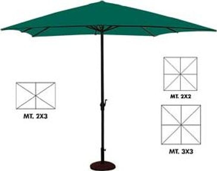 Ombrellone in Metallo con Manovella 300 CMX300 Palo Ø 48 mm a 8 Cod 232807 – Vette