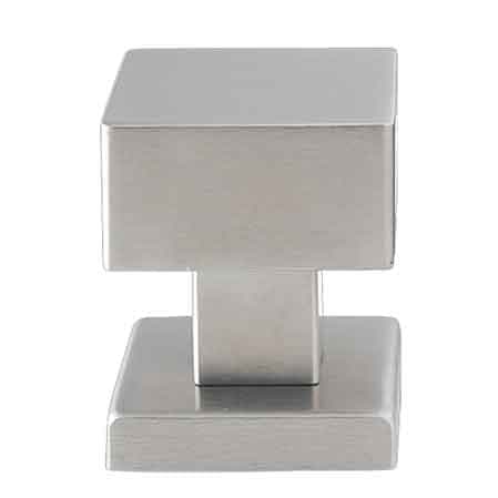 Pomolo Fisso Inox Quadro 50 x 23 Fimet Maniglie Colore Inox Satinato 2 - 2