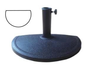 Base per Ombrellone a Parete Semitonda Peso 9 kg Vette - 2