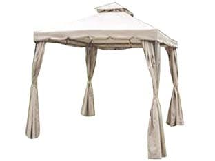 Gazebo in Metallo con Chiusure Laterali Dimensioni 3 MX3X2,6 2H. Vette - 2