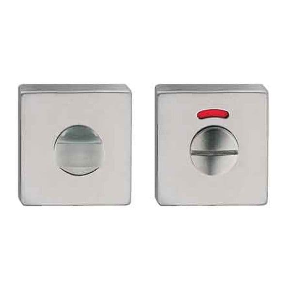 Nottolino WC e Segnalatore Quadro 50 x Fimet Maniglie Colore Inox Satinato - 2