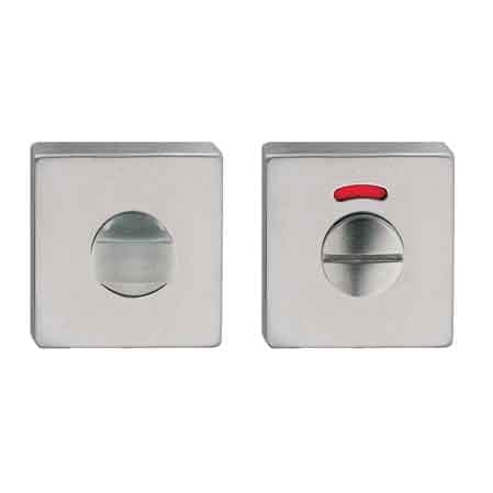 Nottolino WC e Segnalatore Quadro 50 x Fimet Maniglie Colore Inox Satinato - 2