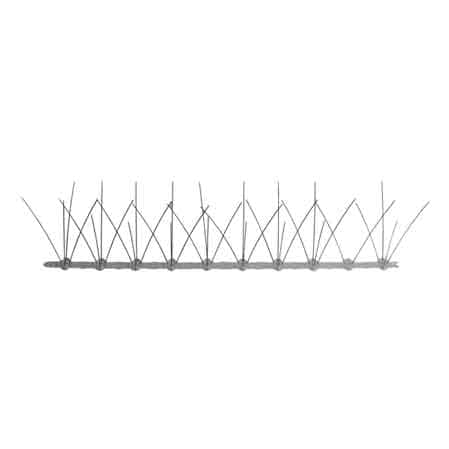 Dissuasore per Volatili Spinotti in Acciaio Inox Cm 50 x 25 m Lineari - 2