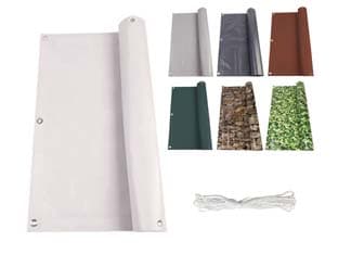Stuoia Ombreggiante PVC 0,90 Mh. Rot. 6 m Verde Trex - 2