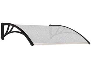 Pensilina in Policarbonato Alveolare Trasparente 120 CMX100X28H. Vette - 2