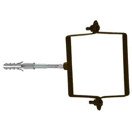 Collare per Pluviale Quadro Preverniciato 80 x 80 mm 2 Pezzi - 2