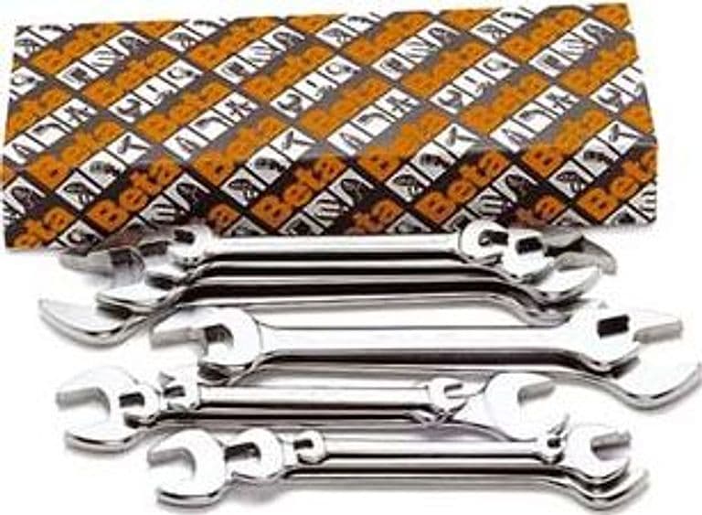 Chiavi a Forchetta Cromate ART.55 S ART.55 S8 in Serie PZ.8 da 6X7 a 20X22 - 2