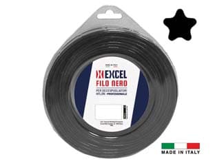 Filo per Decespugliatore in Nylon Pentagono Nero Ø 3,3 mm in Matassa da 40 - 2