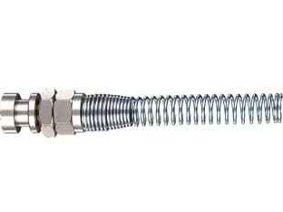 Attacco a Baionetta con Molla per Tubo Ø 8 mm MMX10 ART.60MF Ani 10 Pezzi - 2