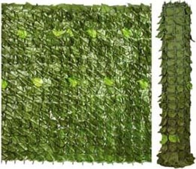 Siepe Ornamentale Artificiale con Foglie Lauro 3 MX1,5H. 1 Rotolo T Rex – T-Rex