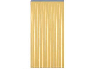 Tenda Anti Mosche in Plastica a Strisce Marrone 120 CMX230H. Vette - 2