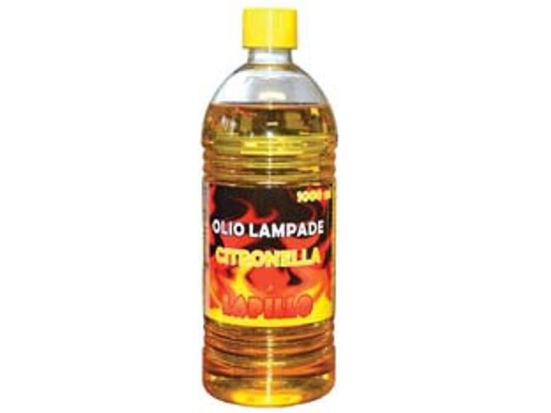 Olio alla Citronella per Lampade e Torce 1 l in Flacone Lapillo 12 Pezzi - 2