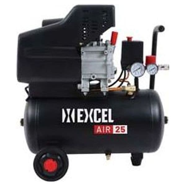 Compressore Coassiale Lubrificato a Olio Air 25 24 l HP 1,5 Monofase Excel - 2