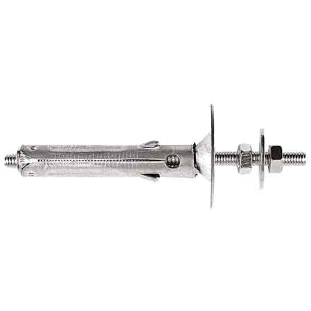 Tassello in Acciaio con Vite Doppia DY05 Vite Tecfi Ø 9 x 40 mm 100 Pezzi - 2