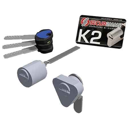 Coppia Cilindri Esterni K2 Securemme 15 mm - 2