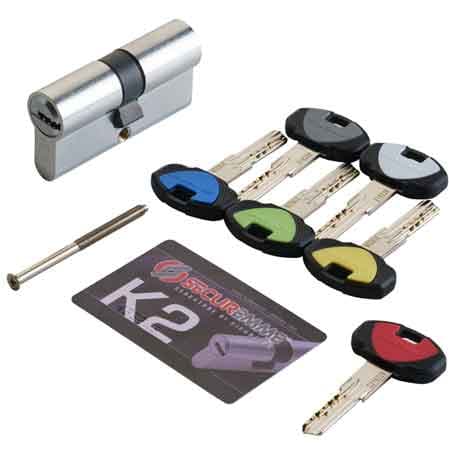 Cilindro Sagomato K2 Securemme 100 mm (35 con 10 con 55) - 2