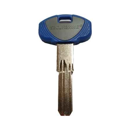 Chiave di Ricambio Grezza per Cilindri Securemme per Cilindri Evo K1 - 2