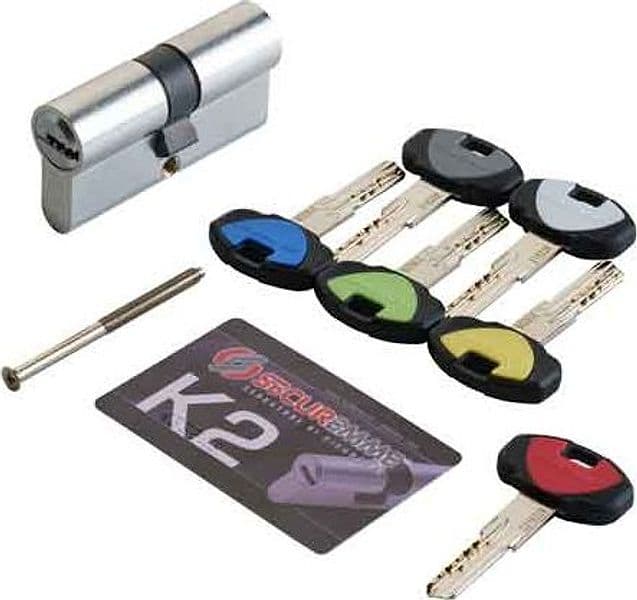 Cilindro Sagomato K2 Securemme 100 mm (25 con 10 con 65) - 2