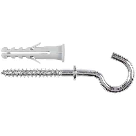 Tassello con Occhiolo Aperto Nc Ø 6 Tecfi 4,5 x 35 mm Conf 10 Pezzi - 2