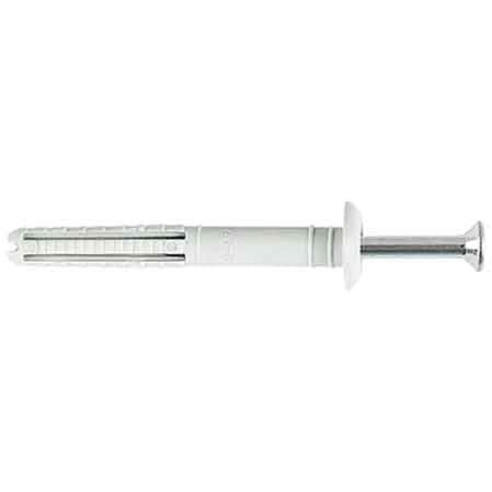 Tassello con Vite a Percussione YZ60 Ø 6 x 40 mm Tecfi 200 Pezzi - 2