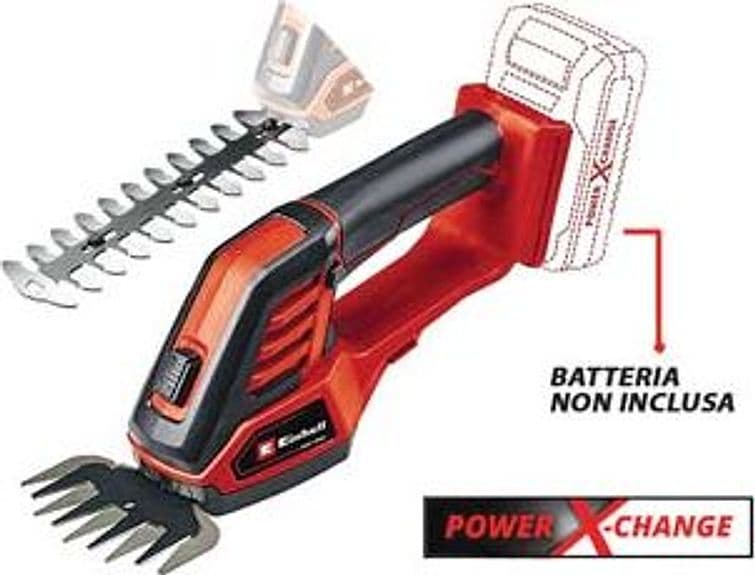 Forbici Cesoia a Batteria per Erba e Arbusti 18 V (gecg 18 100 Li) Einhell