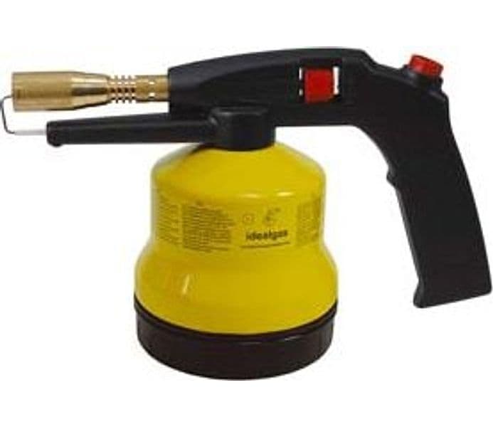 Saldatore a Gas in Metallo Accensione Piezo Elettrica Idealgas - 2
