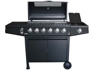 Barbecue a Gas GPL 6 Bruciatori + 1 Fornello 137,5 CMX55,5X110H. Lapillo - 2