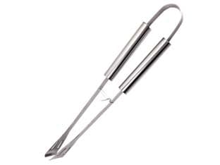 Pinza in Acciaio Inox per Barbecue con Manico Alluminio Lunghezza 2 Pezzi - 2