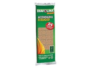 Diavolina Accendifuoco Ecologica 24 Pz. Pz 24 Diavolina 24 Pezzi - 2