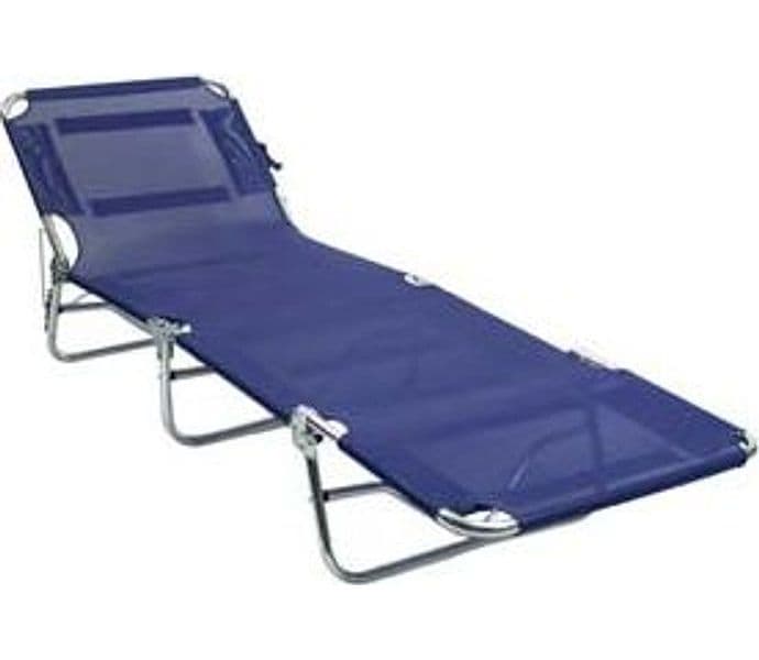 Lettino in Alluminio Pieghevole con Tessuto Texilene 58 CMX174 192X63H – Vette