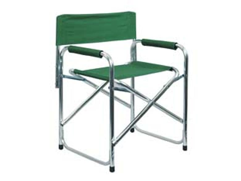 Sedia Regista in Alluminio Verde 56 CMX47X78H. Vette