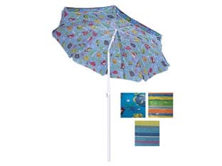 Ombrellone da Spiaggia in TNT Fantasia Tondo 135 cm Colori Assortiti Vette - 2