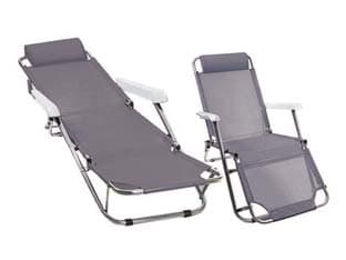 Sdraio in Alluminio Allungabile con Tessuto Texilene 60 CMX113 156X86H - 2