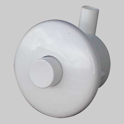 Comando Pneumaticomanuale Incasso a Parete Bianco per Cass.sara Pneu Pucci - 2
