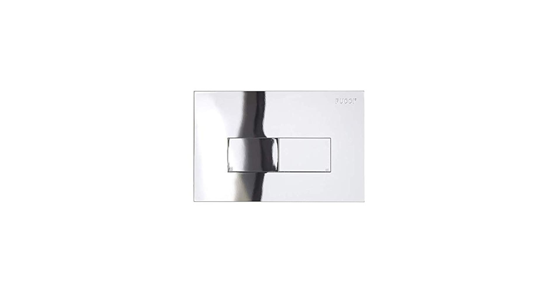 Placca di Comando Eco Linea Doppio Tasto Cromata Pucci - 2