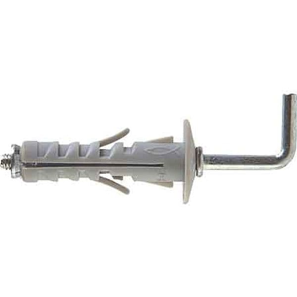 Tassello con Gancio Lungo Sb 12 x 6 Fischer Ø 12 x 45 mm 50 Pezzi