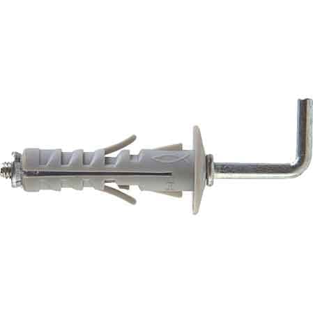 Tassello con Gancio Lungo Sb 12 x 6 Fischer Ø 12 x 45 mm 50 Pezzi - 2