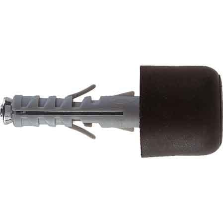 Tassello con Fermaporta Sb 9 x 11 Fischer Ø 9 x 40 mm Colore Nero 50 Pezzi - 2