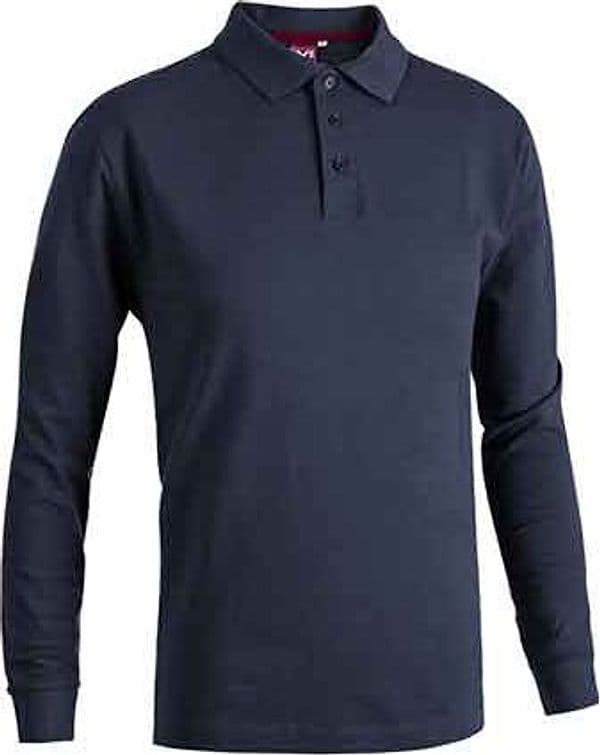 Polo Manica Lunga Blu Tg. Xxl - 2