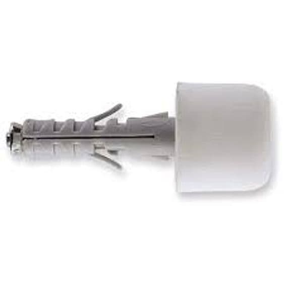 Tassello con Fermaporta Sb 9 x 12 Fischer Ø 9 x 40 mm Colore Bianco 50 - 2