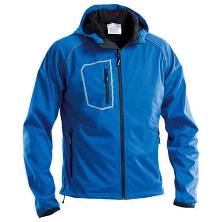 Giubbino Softshell con Cappuccio Fasten Blu Tg. M (48 50) - 2
