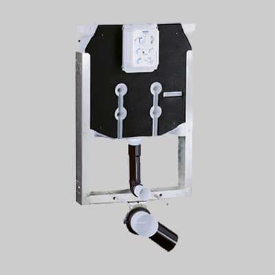 Cassetta Incasso Uniset WC Sospesi Doppio Scarico Grohe - 2