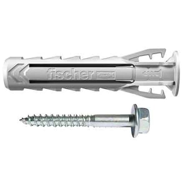Tassello con Vite Sx Plus Bm Ø 12 x 60 mm Fischer Vite 8 x 70 mm 50 Pezzi