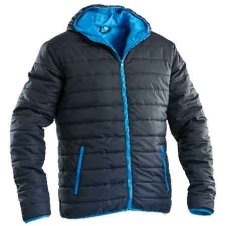 Giubbino Imbottito con Cappuccio Blu Tg. Xxl - 2