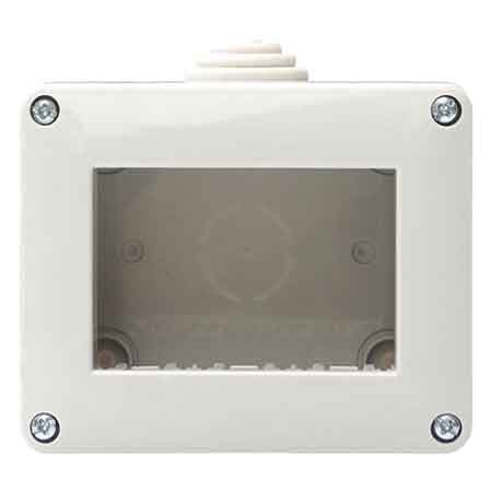 Contenitore da Parete per Apparecchi IP40 Starlight 3 Posti Elettroit - 2