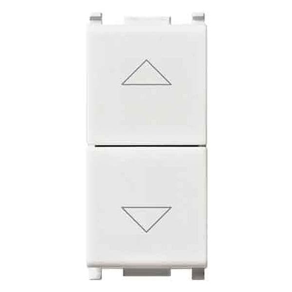 Doppio Pulsante con Interblocco Plana Vimar 10AX 250V Colore Bianco - 2
